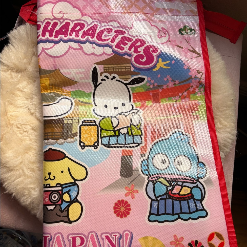 Sanrio Pink and Red Character Tote